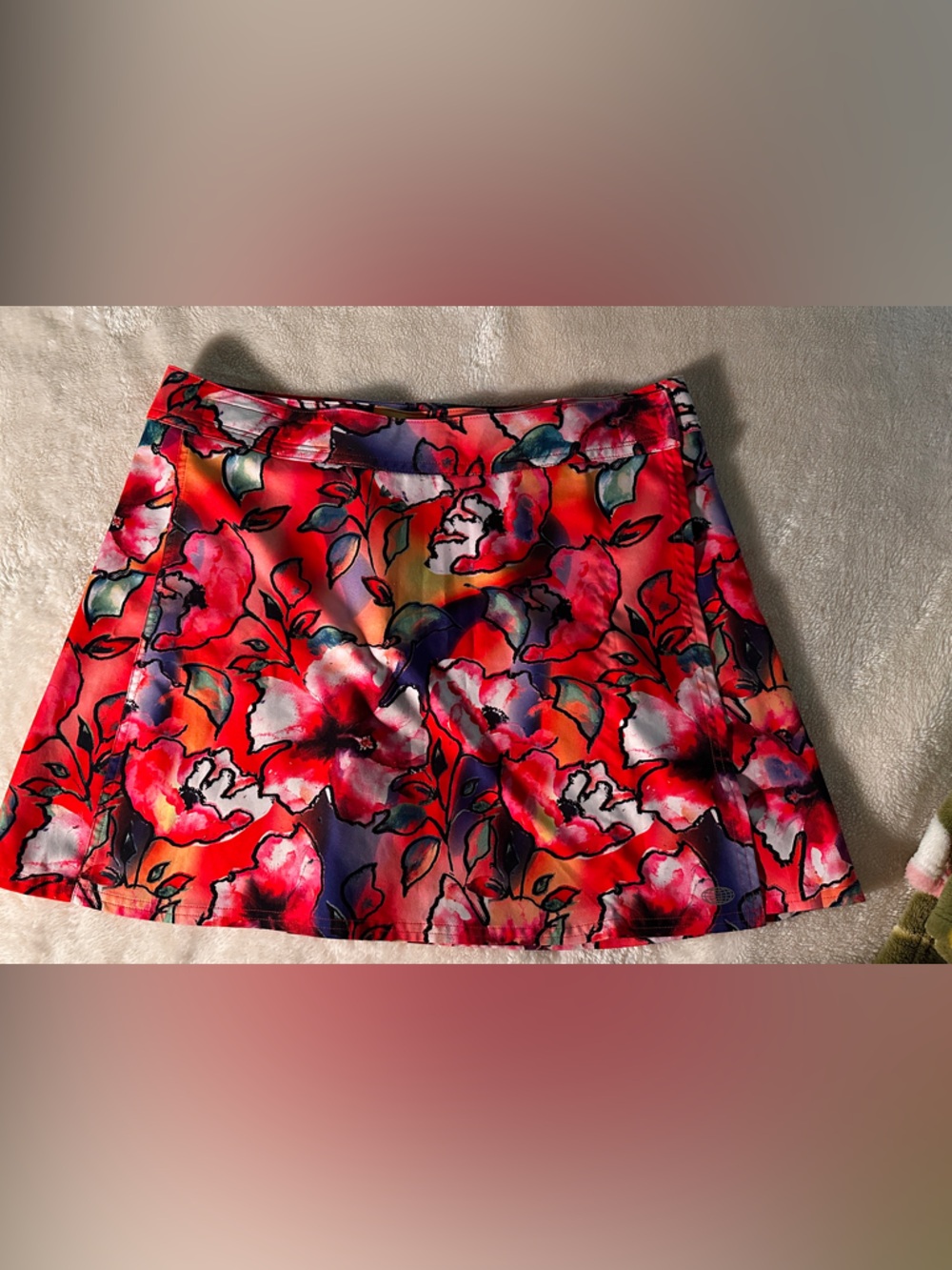 Reel Legends Pink Floral-Print Active Skirt